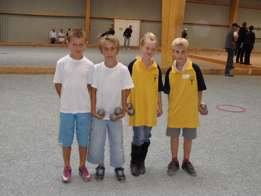 Les benjamins avant la finale Les benjamins avant la finale