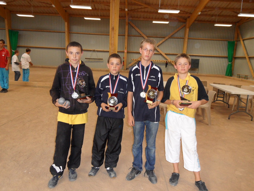 La remise des récompenses aux minimes La remise des récompenses aux minimes