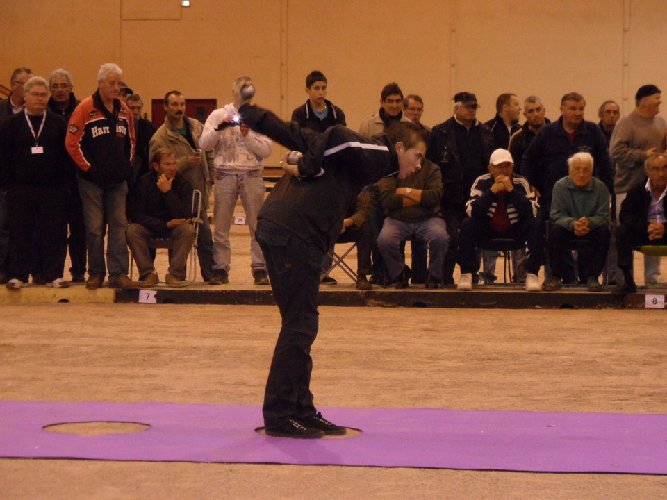 Dylan ROCHER, champion d'Europe et champion de france doublette Dylan ROCHER, champion d'Europe et champion de france doublette