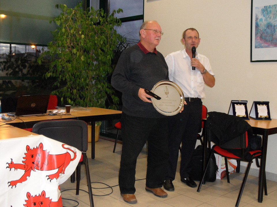 Le prix de la convivialité au club d'ALENCON et son emblématique président, Michel DESLANDES Le prix de la convivialité au club d'ALENCON et son emblématique président, Michel DESLANDES