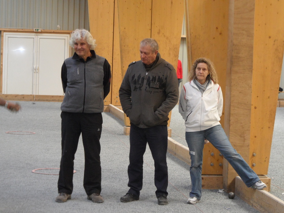 Brigitte MELKIOR avec les deux michel Brigitte MELKIOR avec les deux michel