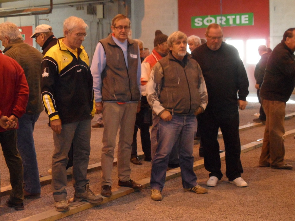 Jacques REGNIER - Gilbert TREHIN - Bernard VASSELIN en pleine partie