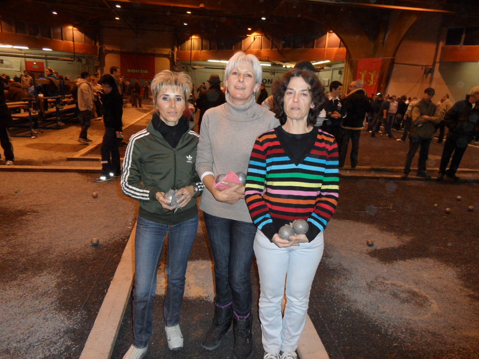 Charline MAZELINE - Annick RACARY et Stéphanie DELAFOSSE en 1/2 finale et peut être mieux