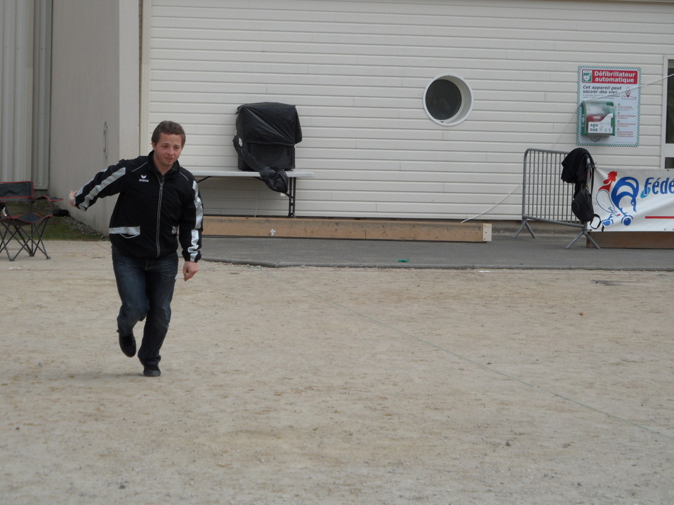 Benoit TRIESTINI de la boule flamanvillaise, 1/4 de finaliste Benoit TRIESTINI de la boule flamanvillaise, 1/4 de finaliste