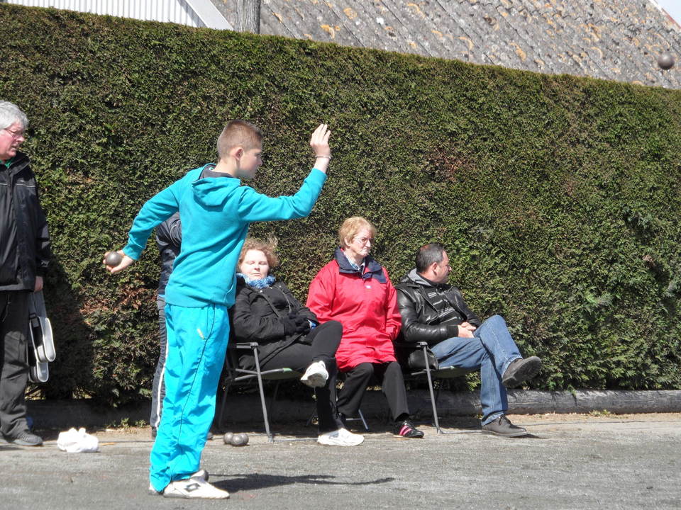 Axel BLIAUT, champion de la manche doublette minime 2011