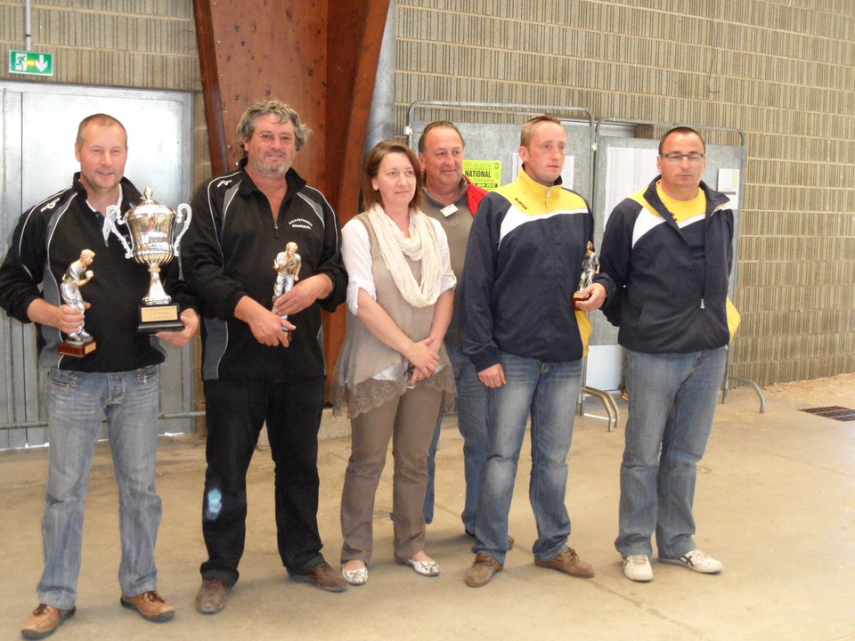 Pascal HERGAULT - Eric VILLETTE Champions de la manche doublette masculine 2012 Pascal HERGAULT - Eric VILLETTE Champions de la manche doublette masculine 2012