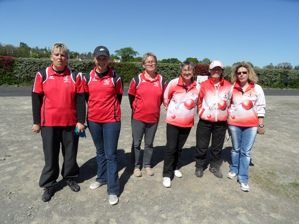 Mélanie - Sandrine TASSEL et Corinne NICOLLET, Championnes départementales triplette féminine 2012 Mélanie - Sandrine TASSEL et Corinne NICOLLET, Championnes départementales triplette féminine 2012