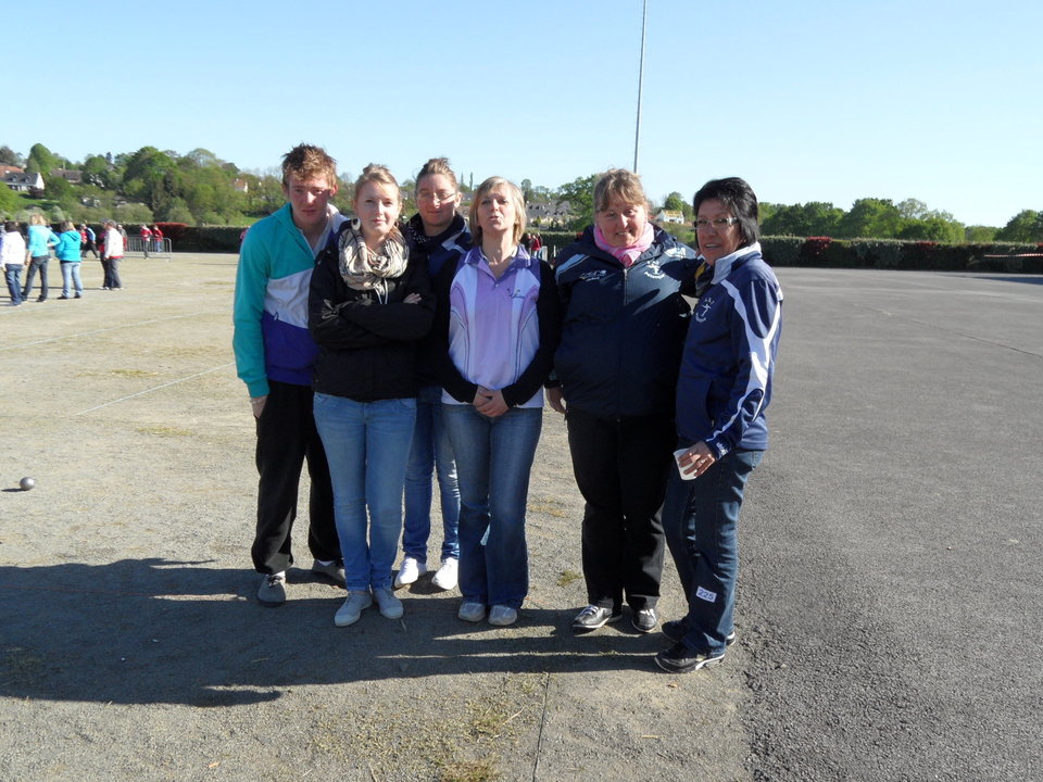 Mélanie - Sandrine TASSEL et Corinne NICOLLET, Championnes départementales triplette féminine 2012 Mélanie - Sandrine TASSEL et Corinne NICOLLET, Championnes départementales triplette féminine 2012