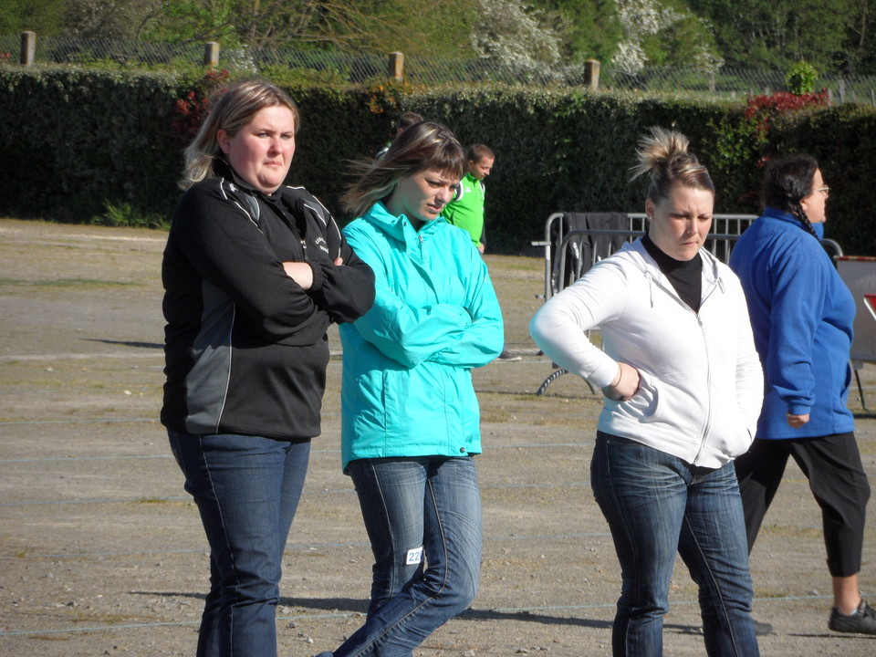 Mélanie - Sandrine TASSEL et Corinne NICOLLET, Championnes départementales triplette féminine 2012 Mélanie - Sandrine TASSEL et Corinne NICOLLET, Championnes départementales triplette féminine 2012