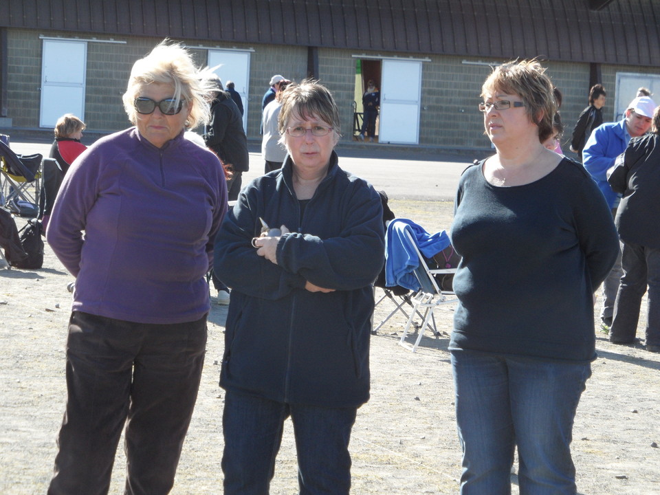 Mélanie - Sandrine TASSEL et Corinne NICOLLET, Championnes départementales  triplette féminine 2012