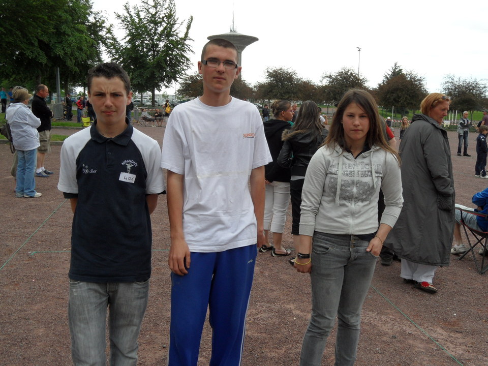 Les championnats triplette jeunes Les championnats triplette jeunes