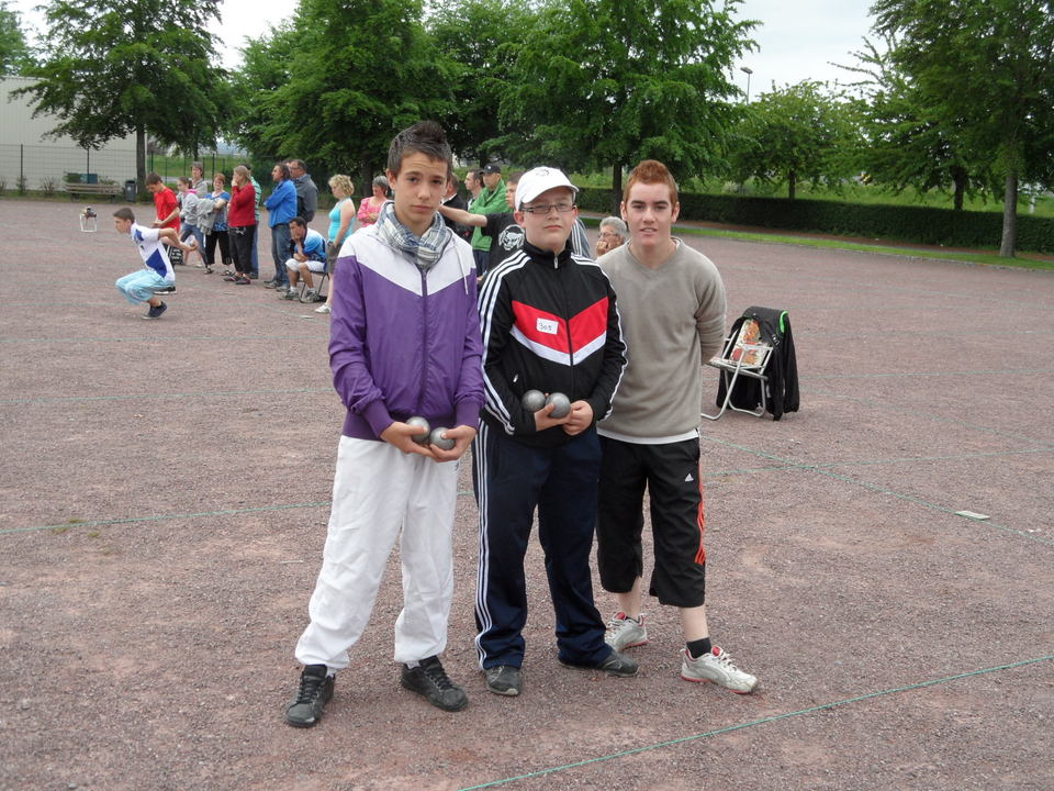 Les championnats triplette jeunes Les championnats triplette jeunes