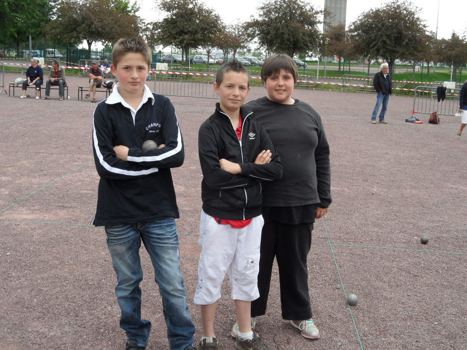 Les championnats triplette jeunes