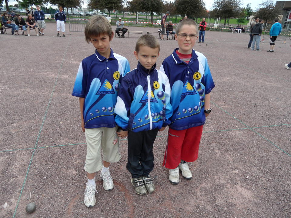 Les championnats triplette jeunes Les championnats triplette jeunes