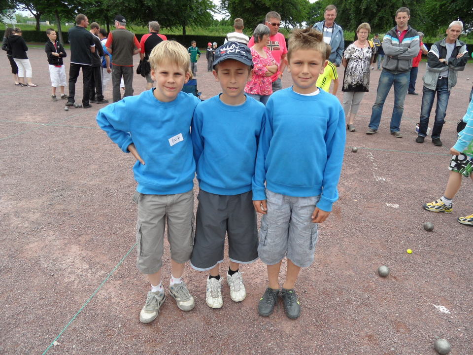 Les championnats triplette jeunes