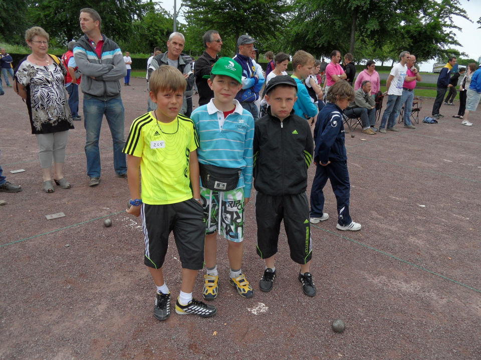 Les championnats triplette jeunes Les championnats triplette jeunes