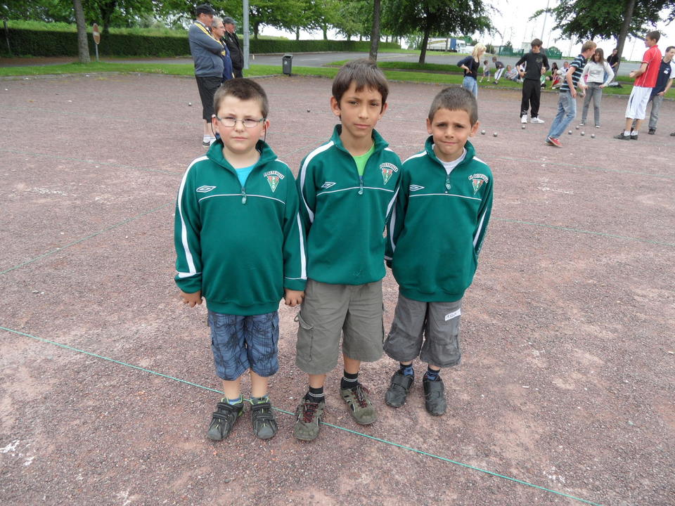 Les championnats triplette jeunes Les championnats triplette jeunes