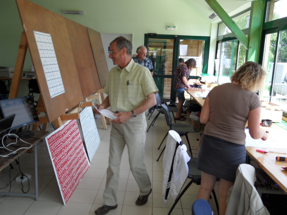 Le président du comité en plein effort