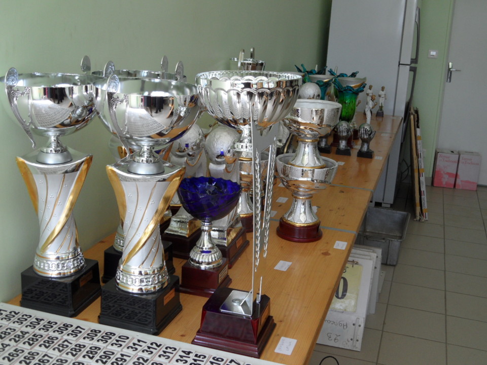 De très beaux trophées pour récompenser les lauréats De très beaux trophées pour récompenser les lauréats