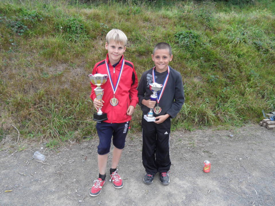 Benjamin JAVALET et Lucas LEPLANQUAIS , champions chez les benjamins