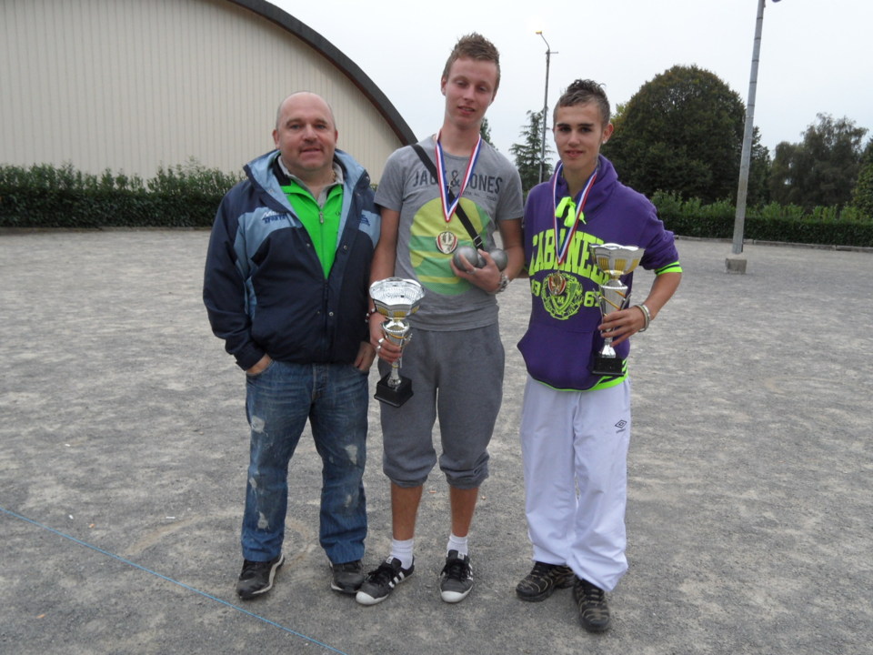 Steven LE MOIGNE (OHS) - Marvin AVININ ( BF) vainqueurs en junior