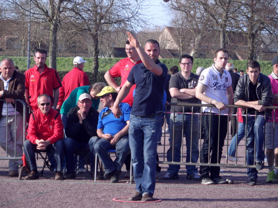 SAGA CHAMPIONNAT DE LIGUE 2013 TRIPLETTE MASCULIN   Franck GUILLOIS - Eric CORONNE et Philippe CHANTREUX ( VILLEBAUDON - 50 ) EPISODE N° 1