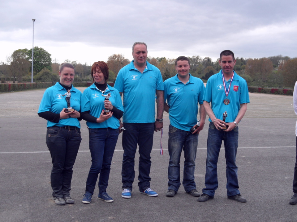 CHAMPIONNAT TRIPLETTE MASCULIN DEPARTEMENTAL - Ivan LE CANN - Franck ALIX et Julien PESTOUR (VILLEBAUDON)