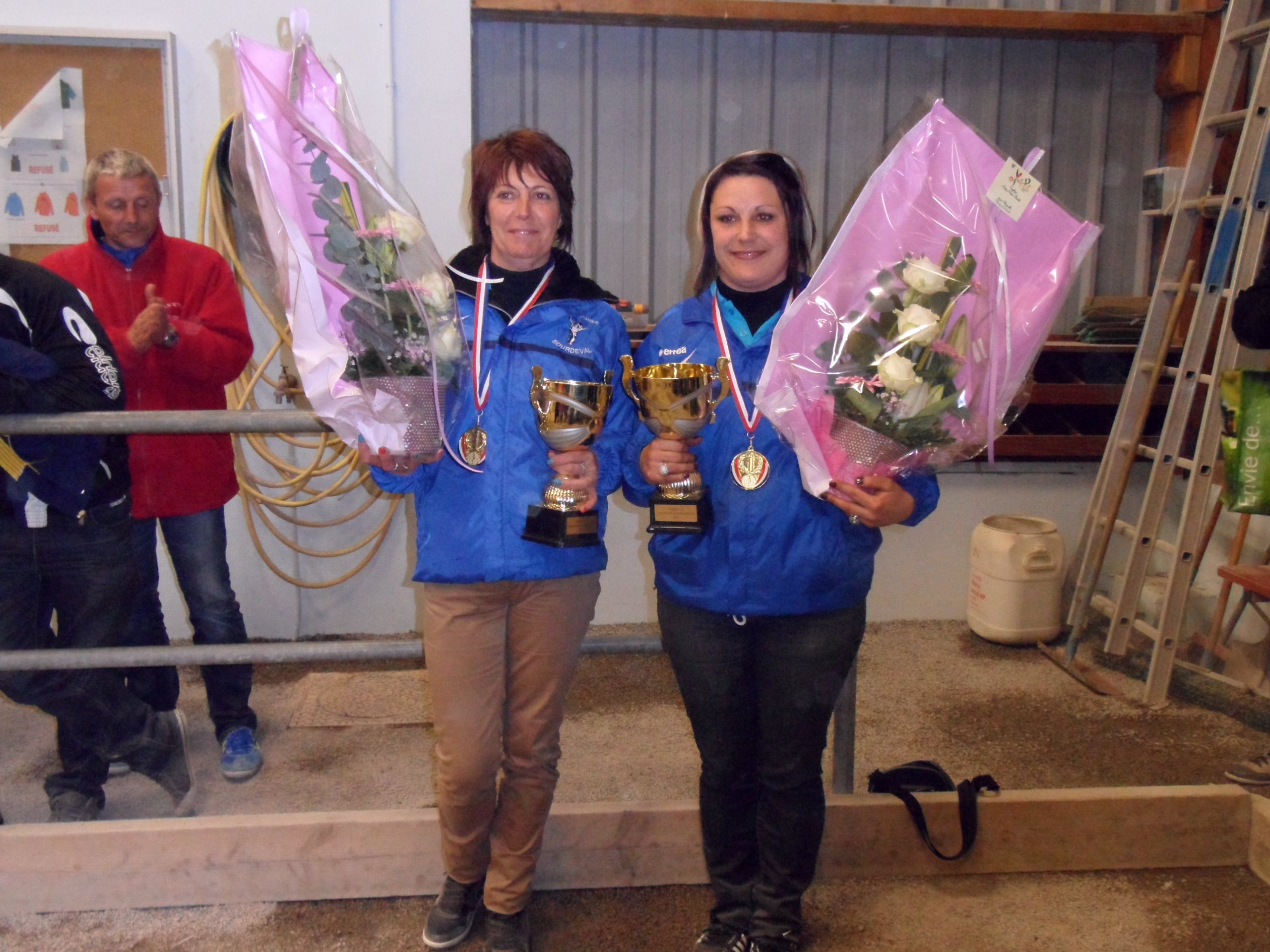 Nathalie GINARD et Ornella CLEMENT (Sourdeval) championnes 2014 Nathalie GINARD et Ornella CLEMENT (Sourdeval) championnes 2014
