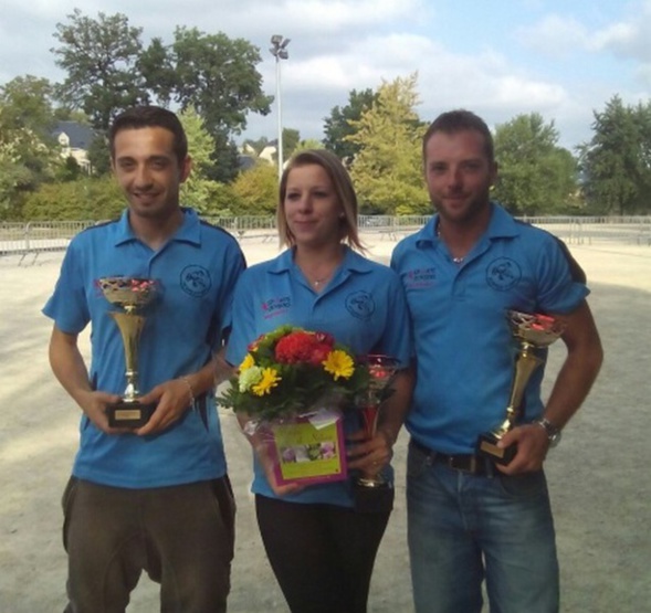 Kevin,Laura et Guillaume vice champion d'aveyron