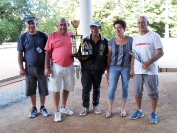 MAGGIANI Bruno - CHERTIER Alain - OLMOS Jean-François - JOLIET Marie-France (compagne de Pierre LOPEZ) - CAJAT Serge MAGGIANI Bruno - CHERTIER Alain - OLMOS Jean-François - JOLIET Marie-France (compagne de Pierre LOPEZ) - CAJAT Serge