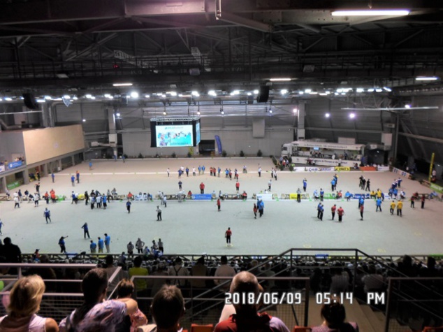 La Halle Olympique : 40 terrains