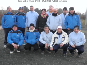 ORVAL en championnat des clubs: la 4ème sauve l'honneur