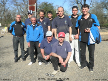 ORVAL en championnat départemental des clubs: 14 avril