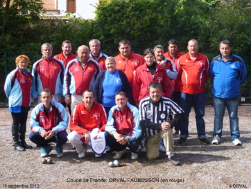 Coupe de France: ORVAL - AUBUSSON Coupe de France: ORVAL - AUBUSSON