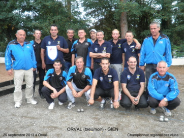ORVAL en championnat des clubs: les années se suivent, mais... ne se ressemblent pas.
