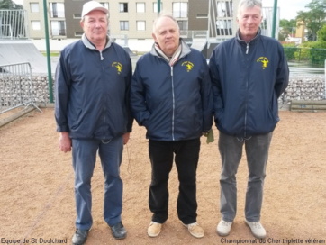 Résultats du championnat du Cher triplette vétéran