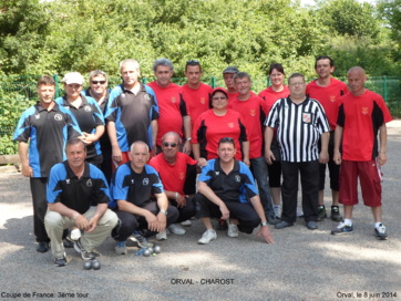 Coupe de France 3ème tour: ORVAL - CHAROST