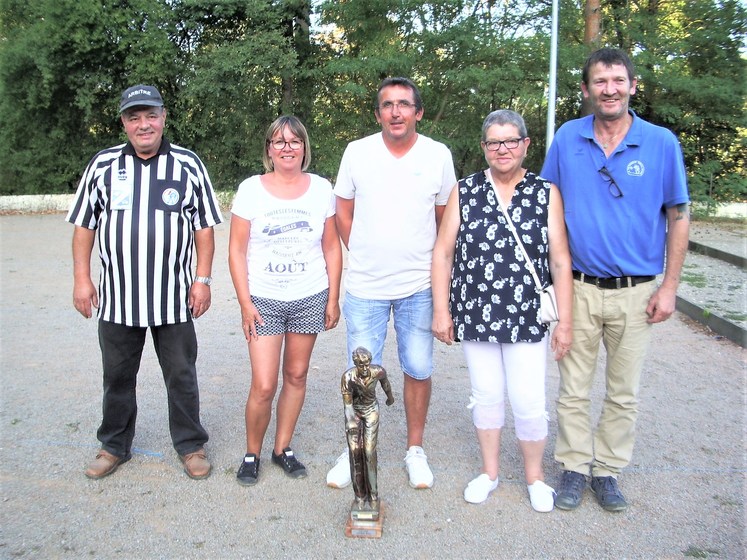 Gérald SOULAT, Géraldine et Guy VENGEON, Marie-France COFFINIER, Denis LOPEZ