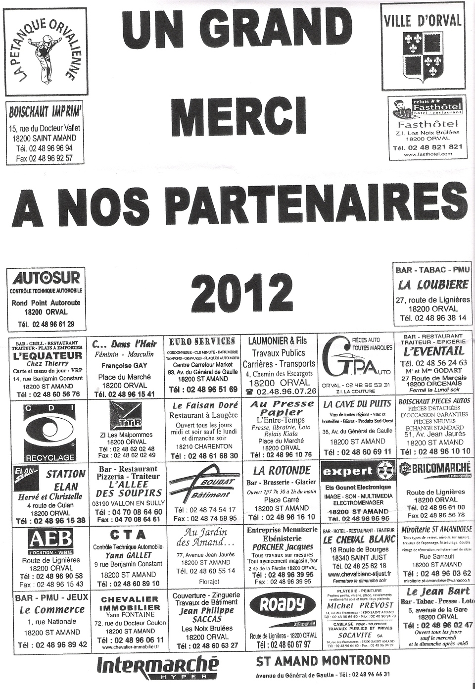 SPONSORS 2012