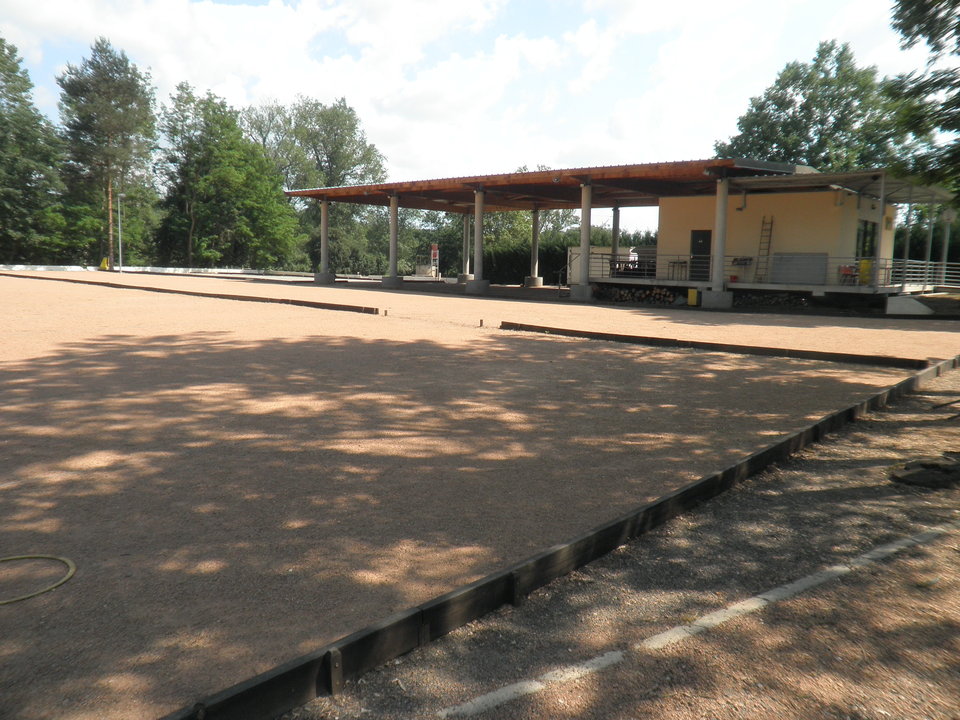 Les terrains de la Pétanque Orvalienne