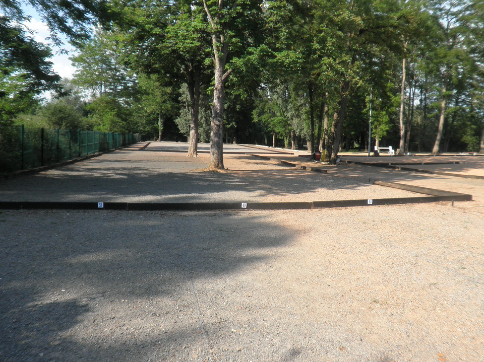 Les terrains de la Pétanque Orvalienne