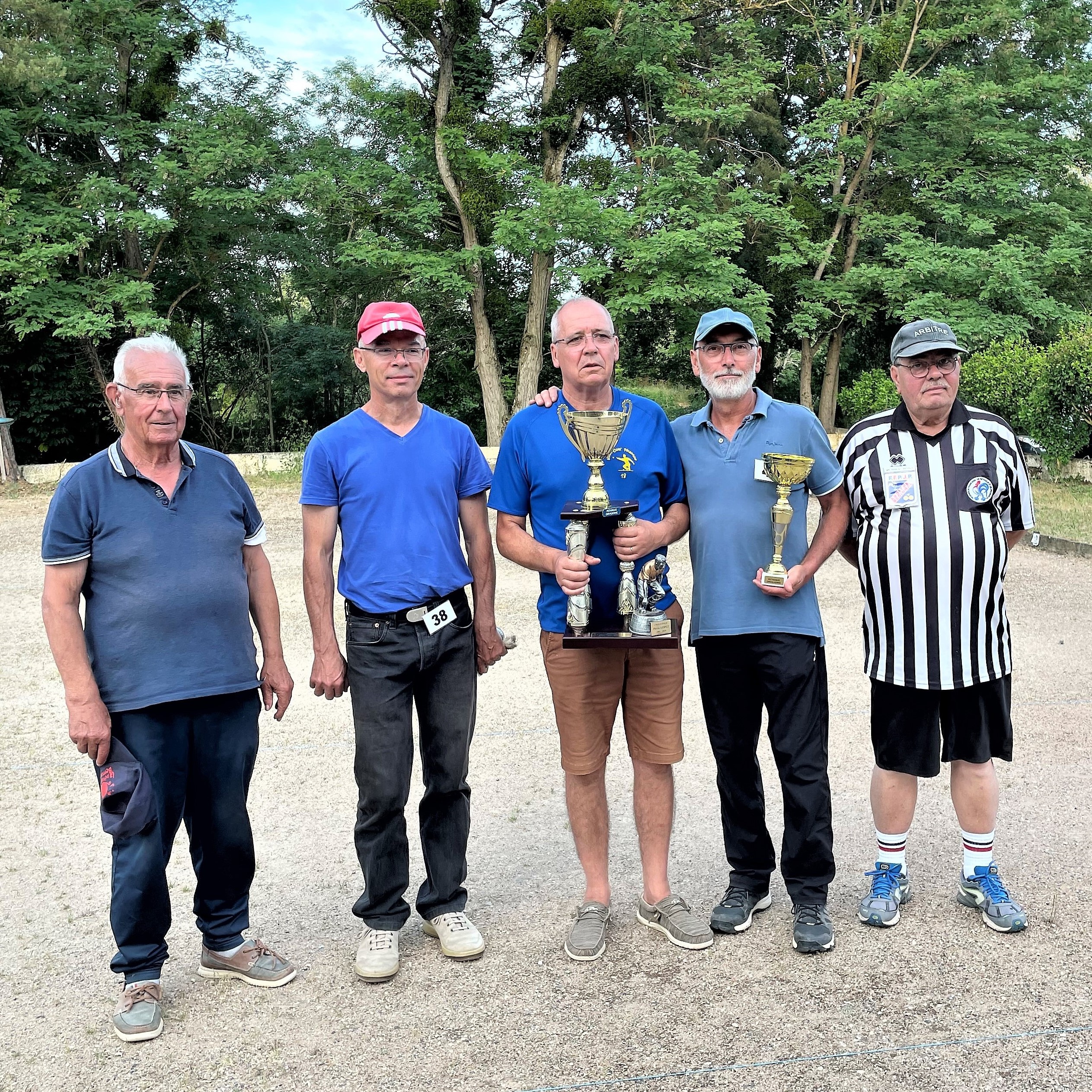 BOULADOUX Paul - PEAUDECERF Denis -  TERMINET Jean-Louis - POUPON Gilles - SOULAT Gérald