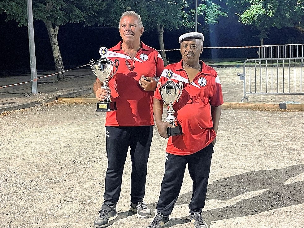 Les champions: Gino BOCCHI et Jean-Marc ABMONT (C.B Vierzon)