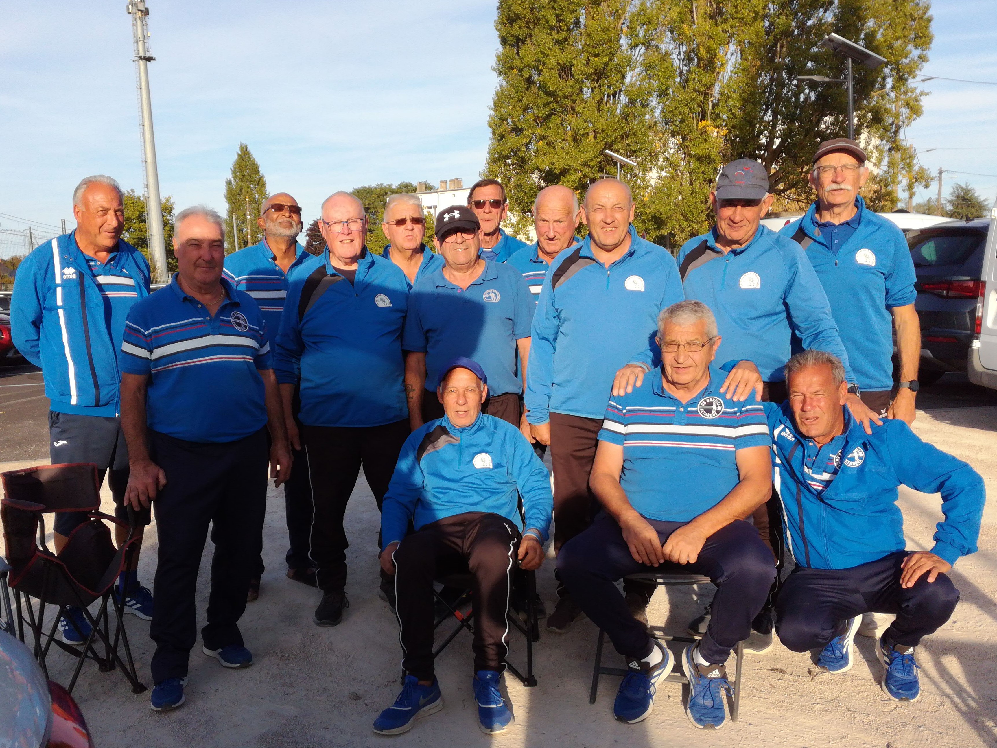 Orval - Sandillon: allez les bleus