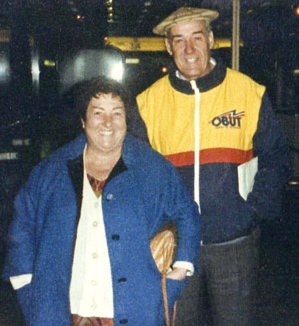 Pierre Brocca avec son épouse, le talent et la classe Pierre Brocca avec son épouse, le talent et la classe