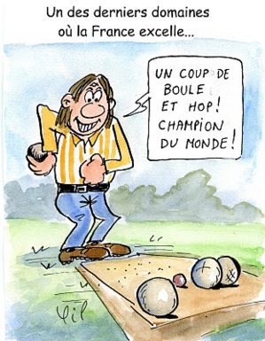 " PETANQUE, quand tu nous tiens! "