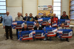 Concours les 10h des jeunes à Chauzon (47) 14 02 2016. 1 étoile pour l'école des Jeunes La Petite Boule du Rho