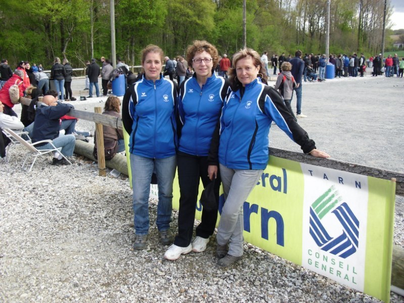Championnat du Tarn triplettes féminin - finales
