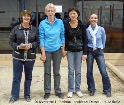 Doublettes féminines Doublettes féminines