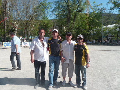 Participation à l'éliminatoire doublettes masculins Participation à l'éliminatoire doublettes masculins